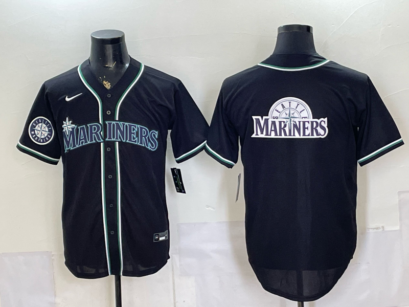 Men 2026 Seattle Mariners blank black Nike MLB Jersey 0801006